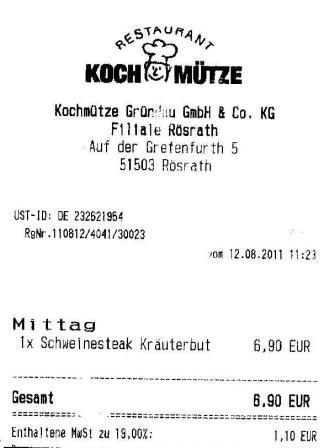 awtv Hffner Kochmtze Restaurant